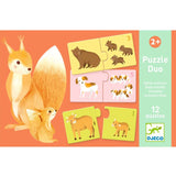 Puzzle Duo - Animais Bebés - Djeco