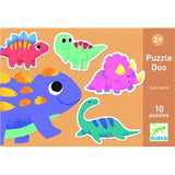 Puzzle Duo - Dinosaurier - Djeco