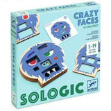 Crazy Faces  - Jogo de Lógica e Paciência - Sologic - Djeco