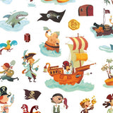 Stickers - Piratas - Djeco