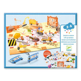 Autocolantes Lift-Up 3D - Veículos - Djeco