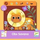 Eduludo - Obs Savana - Jogo de Observação - Djeco