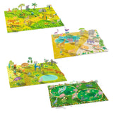 Autocolantes Lift-Up 3D - Animais - Djeco