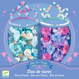 Kit para Criar 2 Tiaras - Azul - Djeco