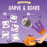 Kit para Esculpir Abóboras Hallow - Carve & Scare - Legami