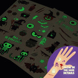 Tatuagens Temporárias (Brilham no Escuro) - Halloween - Legami
