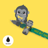 Caneta de Gel Apagável - Wild but Kind - Gorilla - Legami