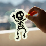 (Pre-Venda) Decoração para Janelas Window-Glow - Skeleton - Halloween - Legami