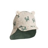 Gorm – Cangrejo – Gorro para el sol reversible Liewood