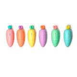 Conjunto de 6 Mini Hightlighters - Carrate Team - Carrot