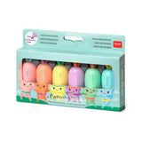 Conjunto de 6 Mini Hightlighters - Carrate Team - Carrot