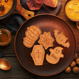 Conj. de 5 Formas de Bolachas com Carimbo - Cookie Time! - Legami