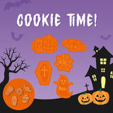 Conj. de 5 Formas de Bolachas com Carimbo - Cookie Time! - Legami