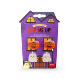 (Pré-Venda) - Conj. 4 Clipes de Cabelo (Brilham no Escuro) - Clip Me Up! - Ghost + Pumpkin - Halloween - Legami
