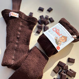 Collant sem Pés e Suspensórios - Coleção Warmy - Chocolate Brown
