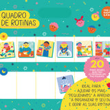 Quadro de Rotinas Magnético- Happy Colors - The Happy Gang