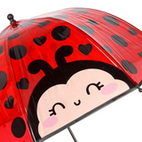 Guarda-Chuva para Crianças - Dancing in the Rain - Ladybug - Legami