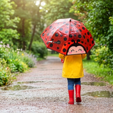 Guarda-Chuva para Crianças - Dancing in the Rain - Ladybug - Legami