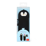Estojo em Silicone Macio 2-1 Kawaii  - Penguin - Legami
