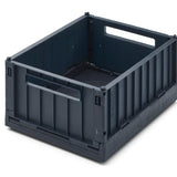 Caja de almacenaje con tapa Weston - Talla S - Azul marino medianoche - Liewood