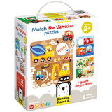 Puzzle - Match the Vehicles - Banana Panda