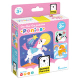 Puzzle für unterwegs – Ponys – Bananenpanda