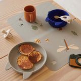 Conj. Set de comida de silicona Vivi - Rabbit Mist Multi - Liewood