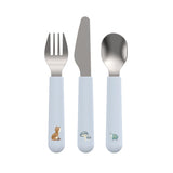 Conj. de 3 Talheres Criança Mio - Forest Friends - Little Dutch
