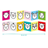 Libro para colorear Looong - +18m - Animales - Banana Panda