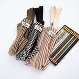 Collant sem Pés com Suspensórios Edição Especial - Granola x Cream Striped - Silly Silas