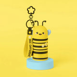 Porta-Moedas com Porta-Chaves Mini Kawaii - Bee - Legami