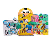 Kit de Autocolantes Montessori - Animais - Omy