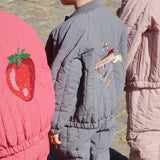 Casaco Bomber Juno - Raspberry Wine - Konges Slojd