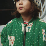 Casaco Bomber Juno - Dot Miao Verde - Konges Slojd