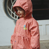 Casaco Impermeável Rainy Palme Duckling - Coeur Feathers - Konges Slojd