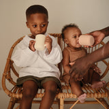 Copo Sippy em Silicone - Natural - Mushie