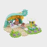 Mini Waffle - Café - 80 Peças - Marioinex