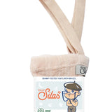 Collant com Pés e Suspensórios Granny - Silky Peach - Silly Silas