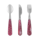 Conj. de Talheres com Glitter - Sparkling Sangria - Konges Slojd