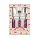 Conj. de Talheres com Glitter - Sparkling Sangria - Konges Slojd