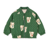 Casaco Bomber Juno - Dot Miao Verde - Konges Slojd