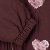 Casaco Bomber Juno Sequin - Decadent Chocolate - Konges Slojd