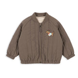 Casaco Bomber Juno Terry - Walnut - Konges Slojd