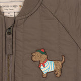 Casaco Bomber Juno Terry - Walnut - Konges Slojd