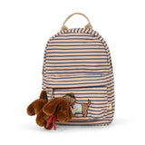 Mochila Pequena Impermeável  Nohr - Stripe La Mer - Konges Slojd