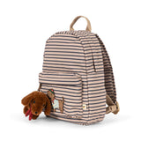 Mochila Pequena Impermeável  Nohr - Stripe La Mer - Konges Slojd