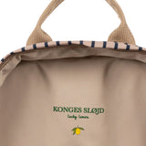Mochila Pequena Impermeável  Nohr - Stripe La Mer - Konges Slojd