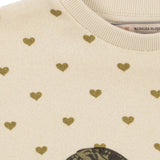 Sweat Mitty - Oyster Coeur - Konges Slojd