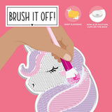 Tapete para Limpar Pincéis de Maquilhagem - Brush It Off! - Unicorn - Legami