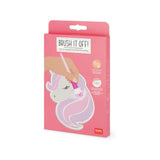 Tapete para Limpar Pincéis de Maquilhagem - Brush It Off! - Unicorn - Legami